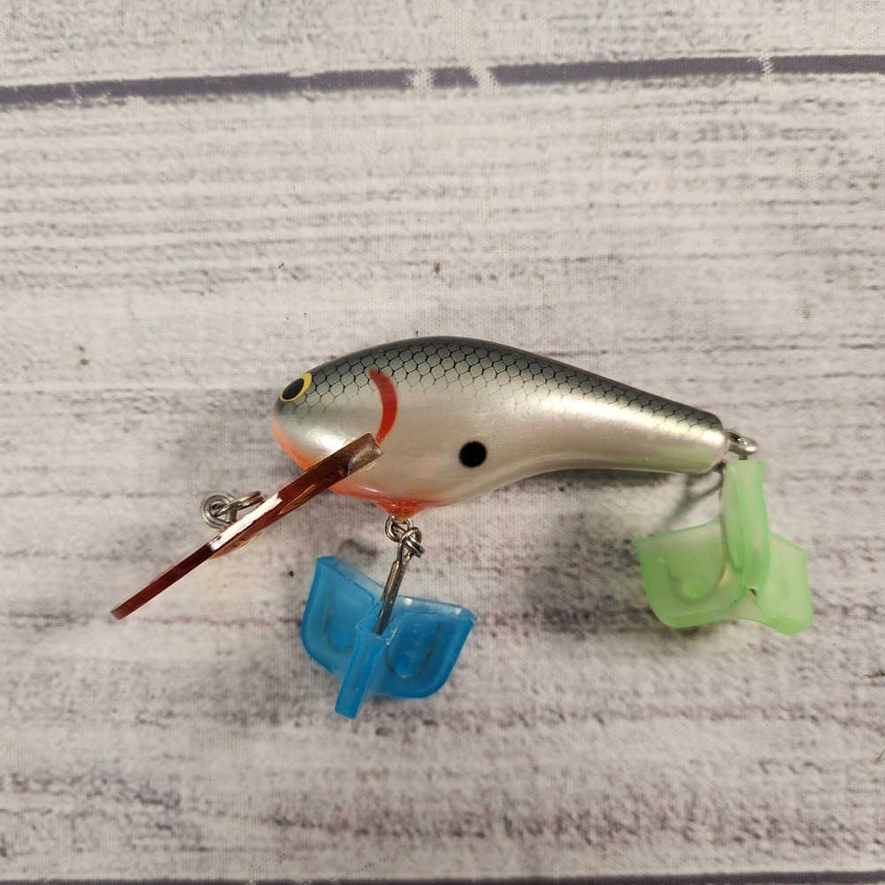 Bagley's Balsa B3 Deep Diving Crankbait Lure Silver Shad Scale Pattern 3in